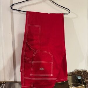 Red dickies work pants